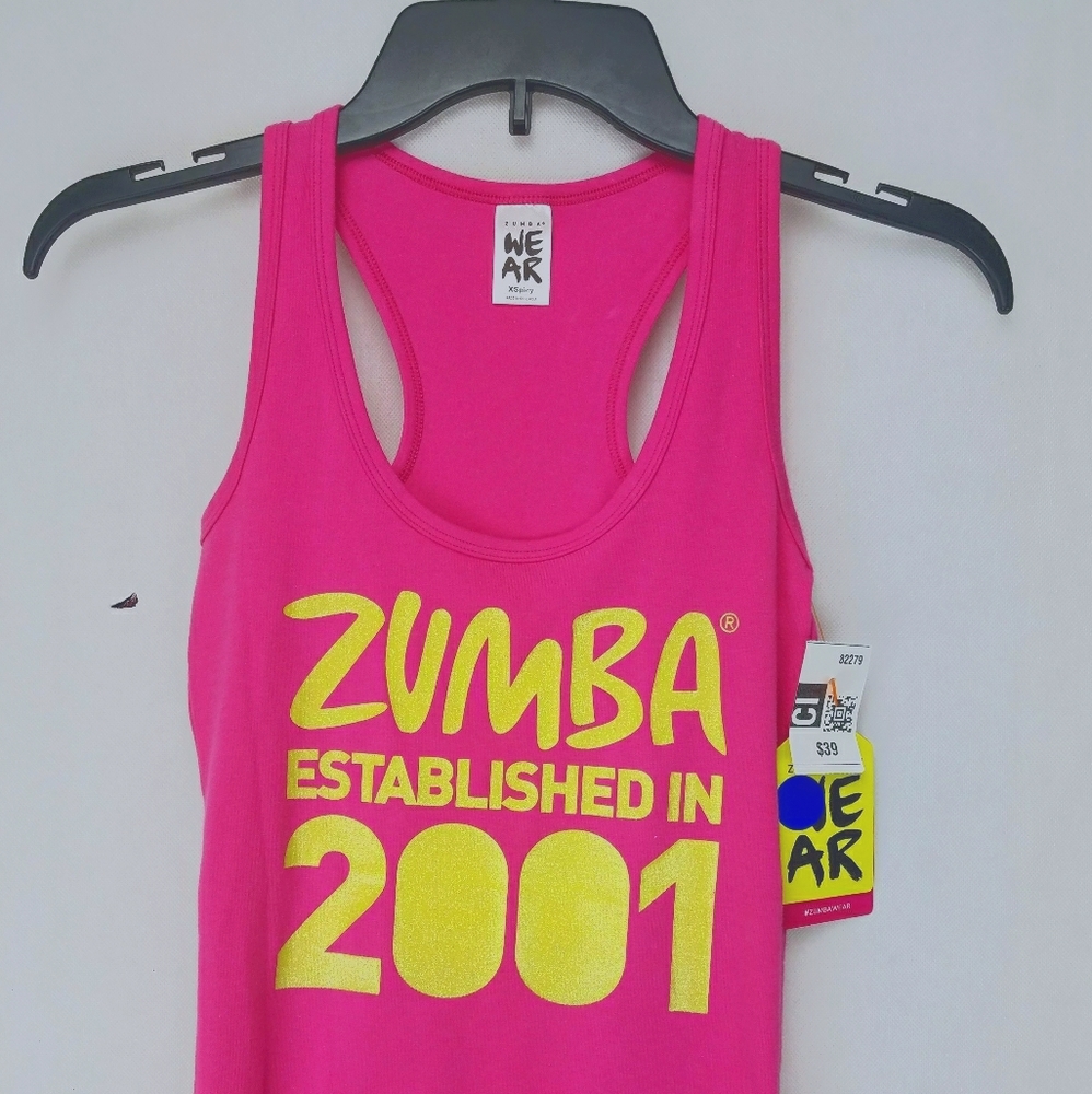 Zumba fitness razor back tank